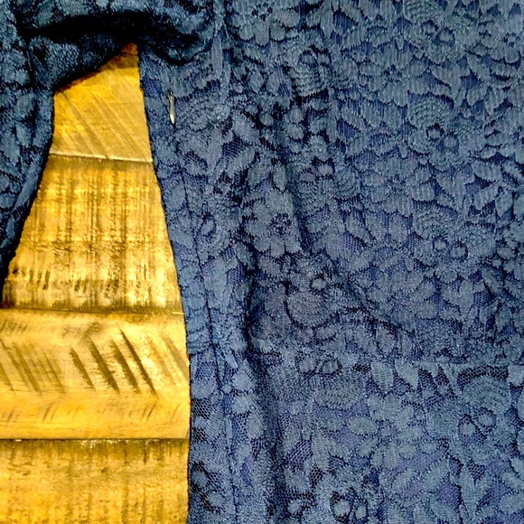 Blue Lace Dress - Picture 6 of 9